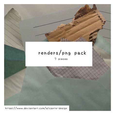 paper renderpngcutouts  alicante design  deviantart