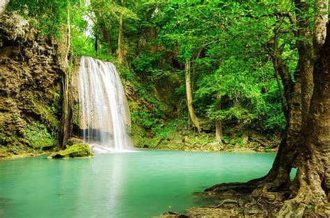 Waterfalls Waterfall Greenery Nature Hd Wallpaper Peakpx