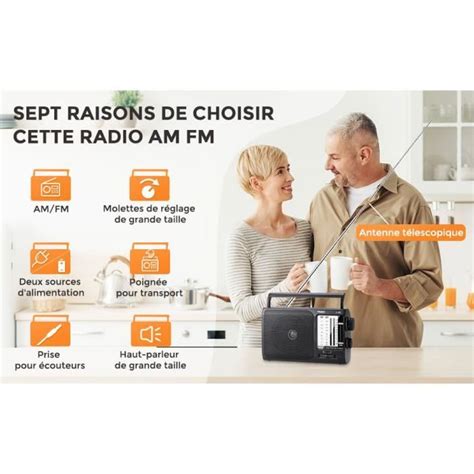 Radio Portable Poste Radio Transistor Prunus J Am Fm Avec