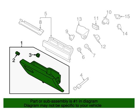 Ford Expedition Glove Box Door Gl Z T Be Varsity Ford