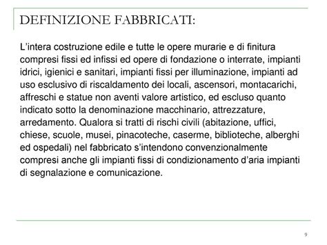 Valore Assicurativo E Riferimenti Al Contratto Assicurativo Property