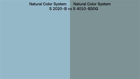 Natural Color System S 2020 B Vs S 4010 B30g Side By Side Comparison