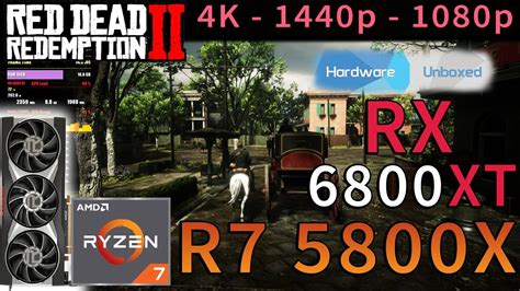 Red Dead Redemption 2 RX 6800 XT Ryzen 7 5800X 4K 1440p 1080p