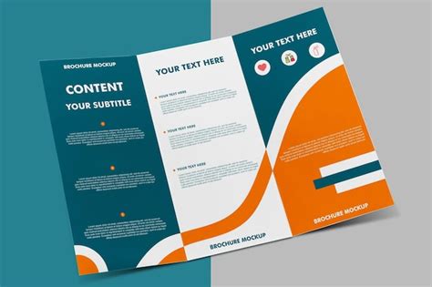 Une Brochure Pour Une Présentation Appelée Brochure PSD Premium