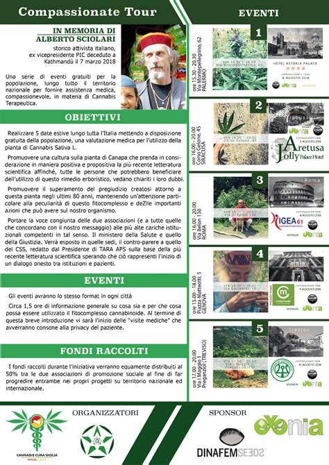 Compassionate Tour Cannabis Cura Sicilia