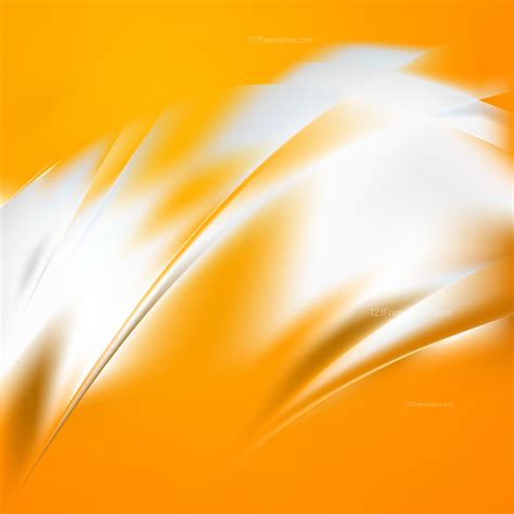 Abstract Orange And White Background