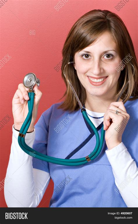 Nurse Stethoscope Image Photo Free Trial Bigstock