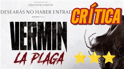 CRÍTICA DE VERMIN LA PLAGA cine arañas aracnofobia vermin vod