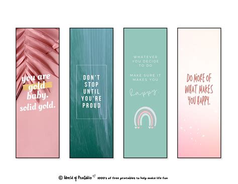 Reading Quotes For Kids Bookmarks