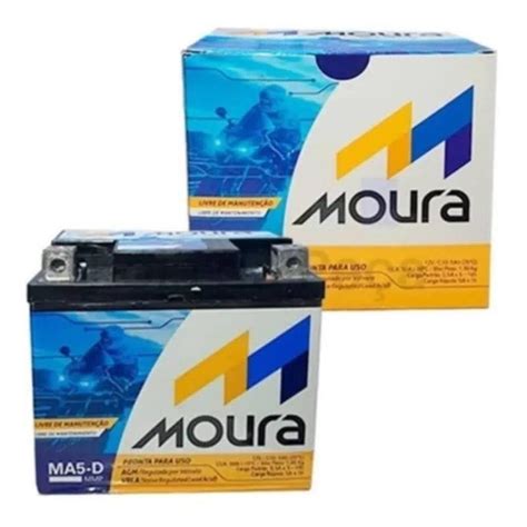 BATERIA MOURA 5 AMPERES MA5 D Shopee Brasil