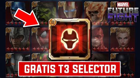 Confirm Kita Akan Mendapatkan T3 Selector Gratis Saat Black Friday 😍 Marvel Future Fight Youtube