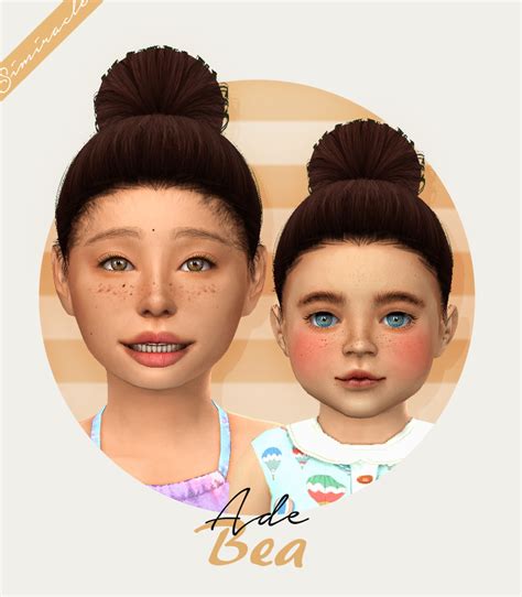 The Sims Resource Ade Darma S Bea Hair Retextured Sims Hairs