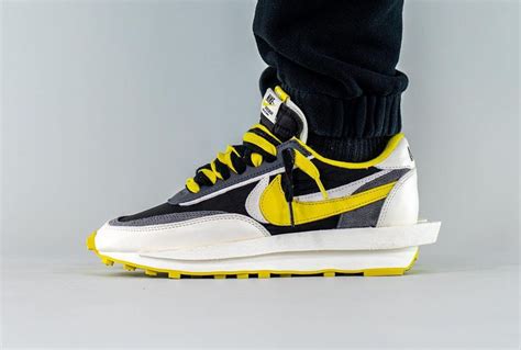 Undercover X Sacai X Nike LDWaffle Bright Citron