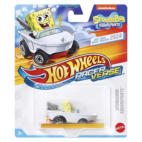 Carro Hot Wheels Racerverse Spongebob Squarepants Bob Esponja