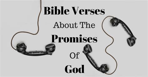 Daily Bible Verse Promises Of God Promises Of God