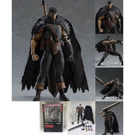 Berserk Figma Guts Black Swordsman Ver Pvc Action Figure Toy Gift