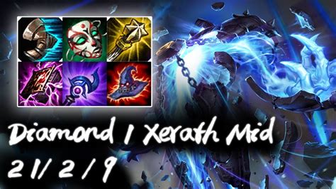 Diamond 1 Xerath Mid Vs Ahri Korea High Elo Replays Youtube