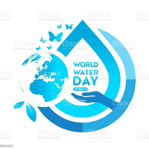 World Water Day Logo Design Template Stock Illustration Download