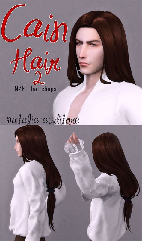 Cain Hair 2 Natalia Auditore On Patreon Sims 4 Hair Male Sims 2 Hair