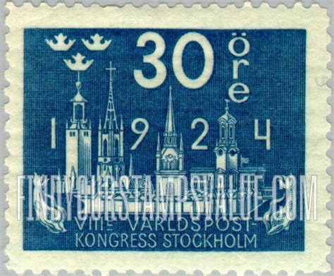 Universal Postal Union Congress Composite View Of Stockholms Skyline