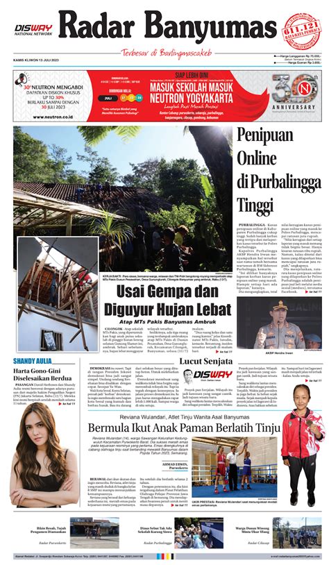 E Paper Juli Radar Banyumas Digital Edition