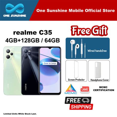 Realme C35 4gb128gb 4gb64gb Realme Malaysia Lazada