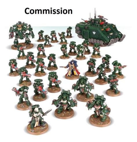 Sons Of The Lion Battalion Detachment Dark Angels Superbly Painted K