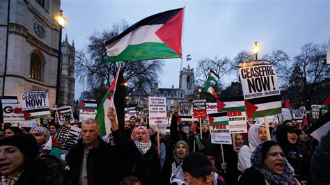 Gaza protests in London have cost over £32 million to police | ITV News