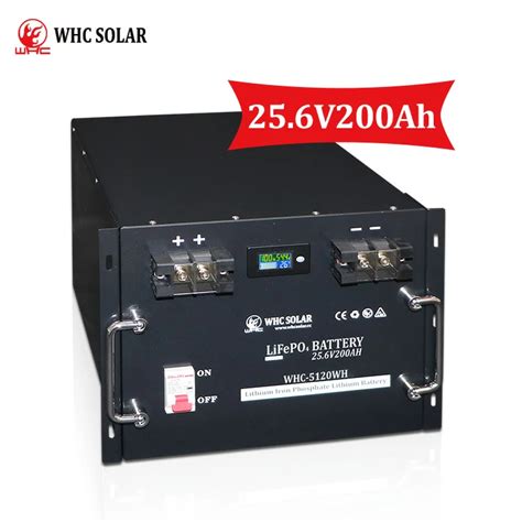 Whc Solar Lifepo Lithium Battery Factory Production