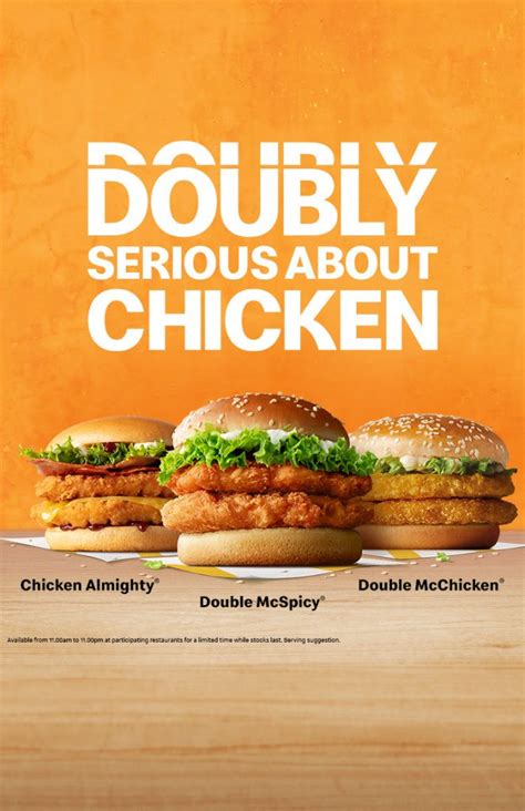 News Mcdonald S Double Mcspicy Double Chicken Almighty Double