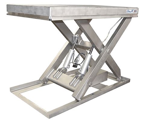 TM 1500SS Stainless Steel Lift Tables Single Scissors