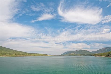 Barrier Lake And Mount Baldy Landscape Stock Image Image Of Alberta