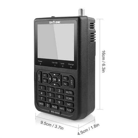 Satlink Ws Dvb S Fta Lcd Digital Satellite Signal Meter