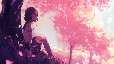 Girl Anime Wallpaper Images - Free Download on Freepik