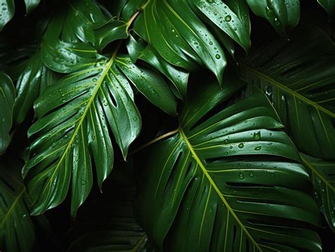 Premium Photo | Palm Leaves Background 4K Wallpaper 8K UltraHD