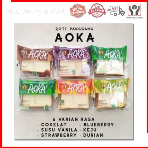 Jual Ncc Aoka Roti Panggang Aneka Rasa Durian Strawberry Keju