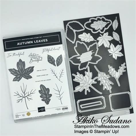 Stampin Up Autumn Leaves Note Cards Sneak Peek Stampin In The Meadows