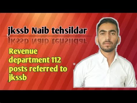 Jkssb Naib Tehsildar Posts 122 Posts YouTube