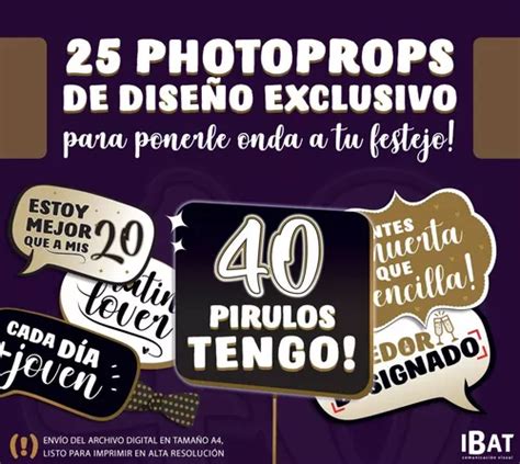 Photoprops Cumple A Os Carteles C Frases Imprimibles En