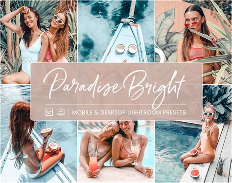 10 Mobile Lightrom Presets Paradise Vibrant Colors Preset Etsy