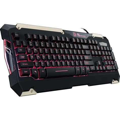 Thermaltake Tt Esports Wired Usb Commander Gaming Gear Black Keyboard