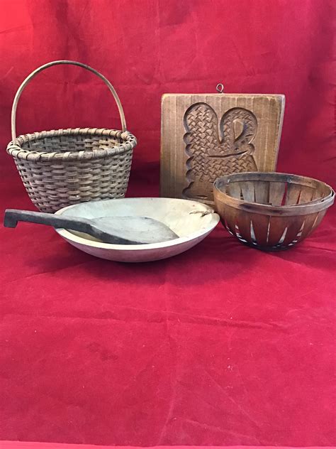 Antique Butter Bowl Primitive Wooden Butter Bowl Etsy