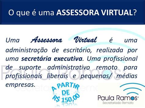 A quem destina os serviços administrativos de uma Assessora Virtual O