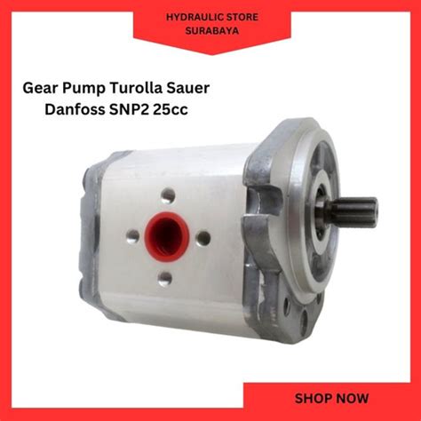 Jual Pompa Hidrolik Hydraulic Gear Pump Turolla Sauer Danfoss Snp2 25cc