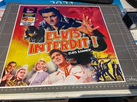 Elvis Banned 2 Lp Splattered Vinyl Exclusive French Ltd Rsd 2020 New