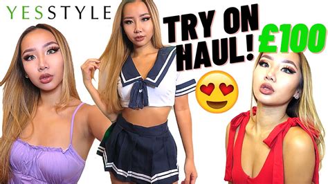 I Spent £100 On Yesstyle Clothing 💰 😍 K Pop Inspired Try On