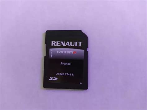 SD CARD AUTHENTIQUE Renault TOMTOM Rlink France 2741R EUR 34 99