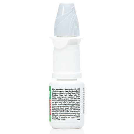 Xlear Hour Nasal Decongestant Spray Natural Saline Nasal Spray With