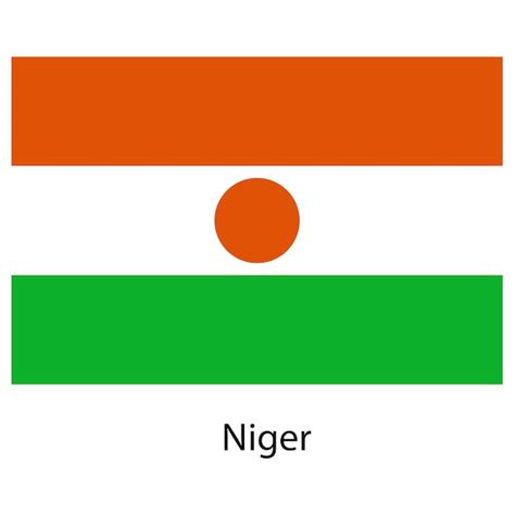 Premium Vector | Flag of the country niger vector illustration