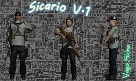 Los Mejores Mods Para Gta San Andreas Skin Sicario V1